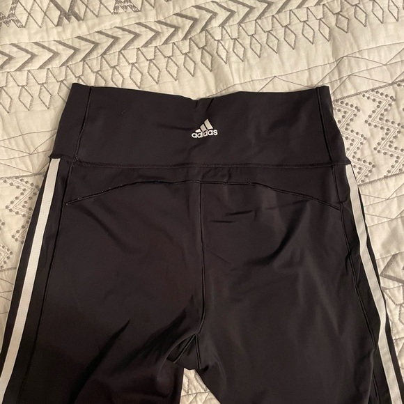 SOLD- Adidas three stripe leggings - Picture 4 of 5